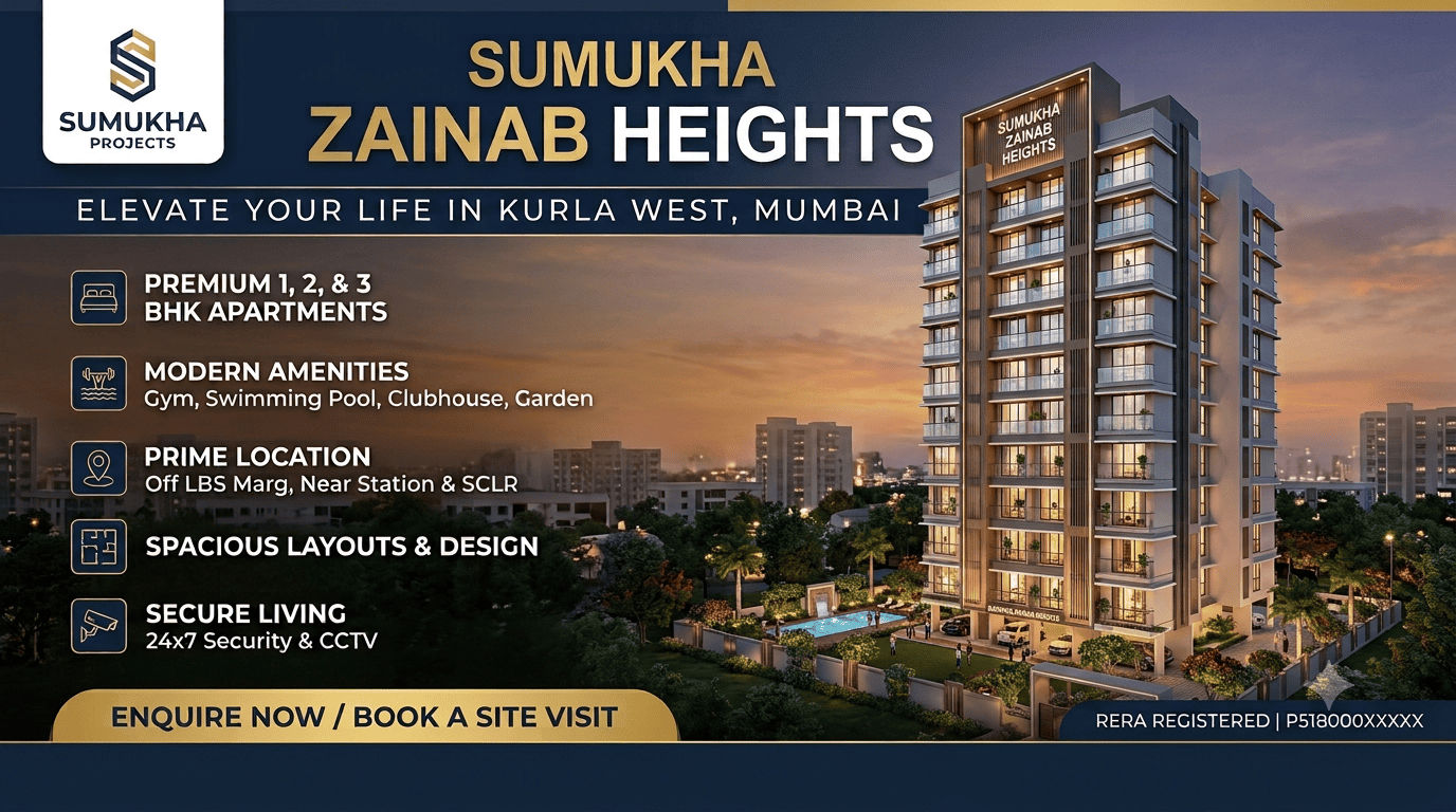 Sumukha Zainab Heights - Premium Apartments in Kurla West, Mumbai